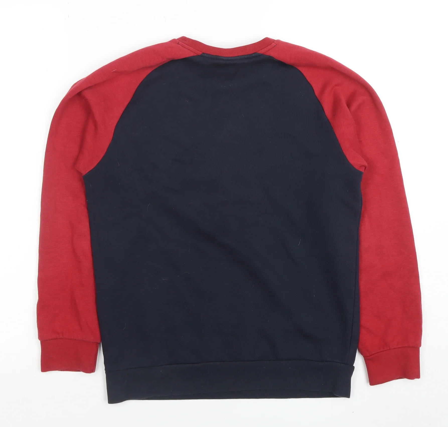 Champion Boys Navy and Red Pullover Sweatshirt Large Logo Print - Image 3