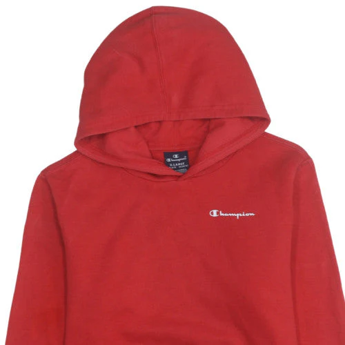 Champion Boys Red Pullover Hoodie 13-14 Years Fleece Sweatshirt - Image 6