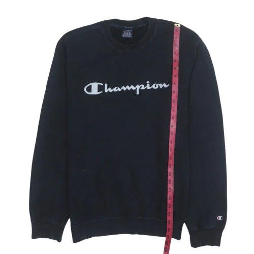 Champion Men’s Black XL Pullover Sweatshirt Embroidered Logo Fleece - Image 3