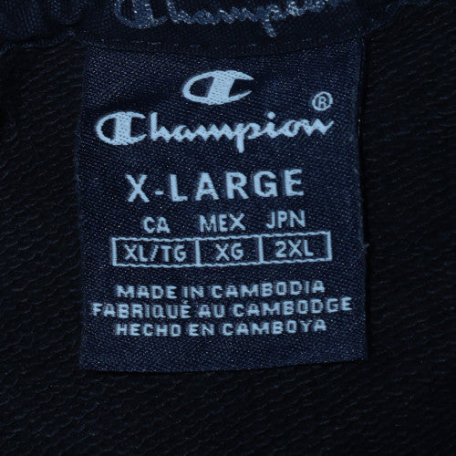 Champion Men’s Black XL Pullover Sweatshirt Embroidered Logo Fleece - Image 5