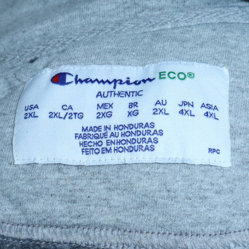 Champion Men’s Grey 2XL Full Zip Hoodie Sweatshirt - Image 5