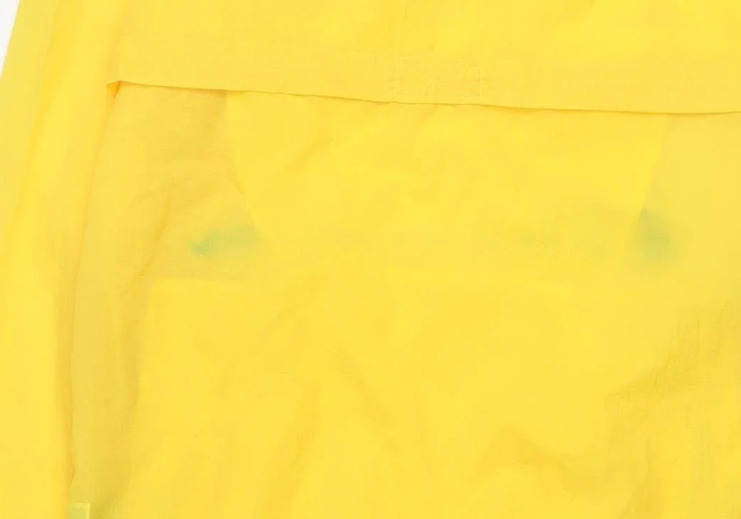 Champion Men’s Yellow Hooded Windbreaker Jacket Small - Image 6