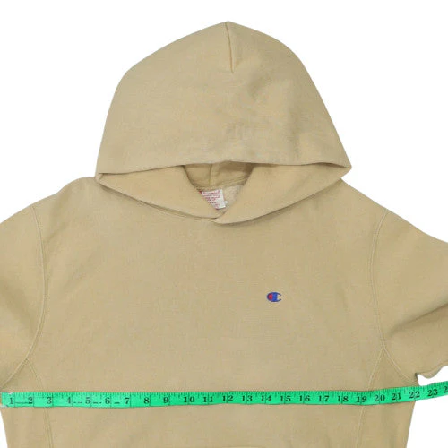Champion Men's Beige Reverse Weave Pullover Hoodie Size L - Image 2