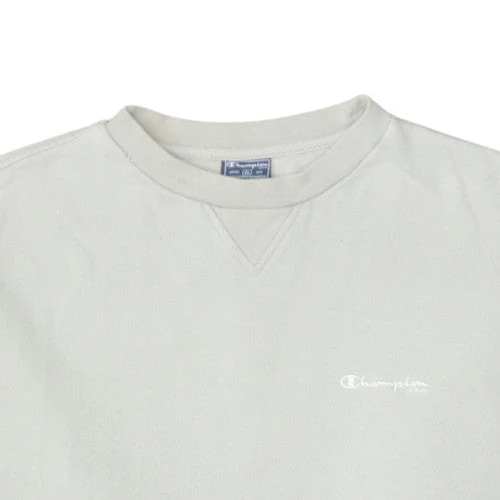Champion Men's Beige XL Pullover Crew Neck Fleece Sweatshirt - Image 7