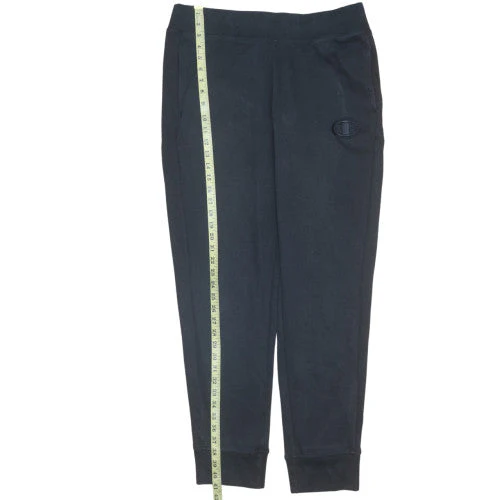 Champion Men's Black Jogger Trousers L Fleece Cotton Blend - Image 2