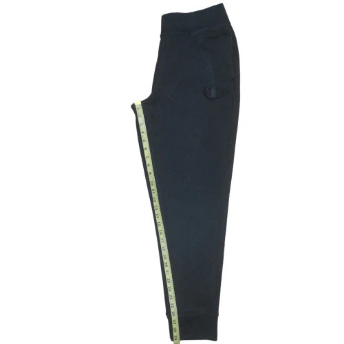 Champion Men's Black Jogger Trousers L Fleece Cotton Blend - Image 3