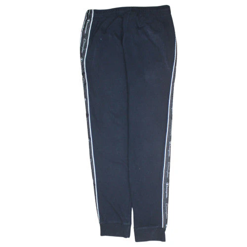 Champion Men's Black Jogger Trousers Size L with Side Stripe - Image 4