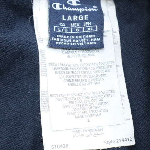 Champion Men's Black Jogger Trousers Size L with Side Stripe - Image 5