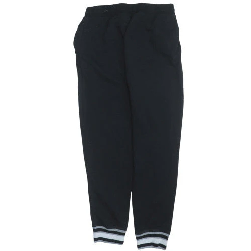 Champion Men's Black L Jogger Sweatpants with Logo and Elastic Waist - Image 4