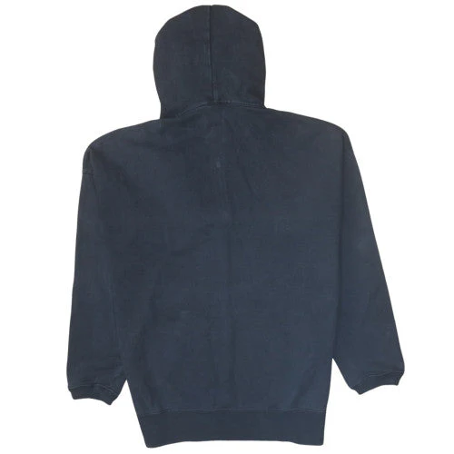 Champion Men's Black Large 1/2 Zip Hoodie Sweatshirt Fleece - Image 4