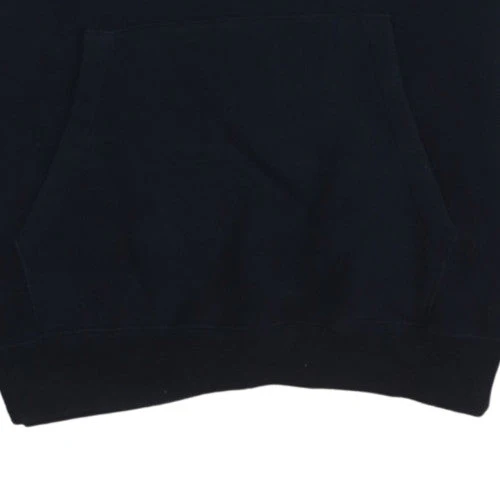 Champion Men's Black Medium Pullover Hoodie with Embroidered Logo - Image 7
