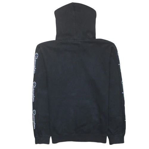 Champion Men's Black Medium Pullover Hoodie with Logo - Image 4