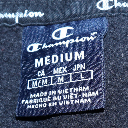 Champion Men's Black Medium Pullover Hoodie with Logo - Image 5
