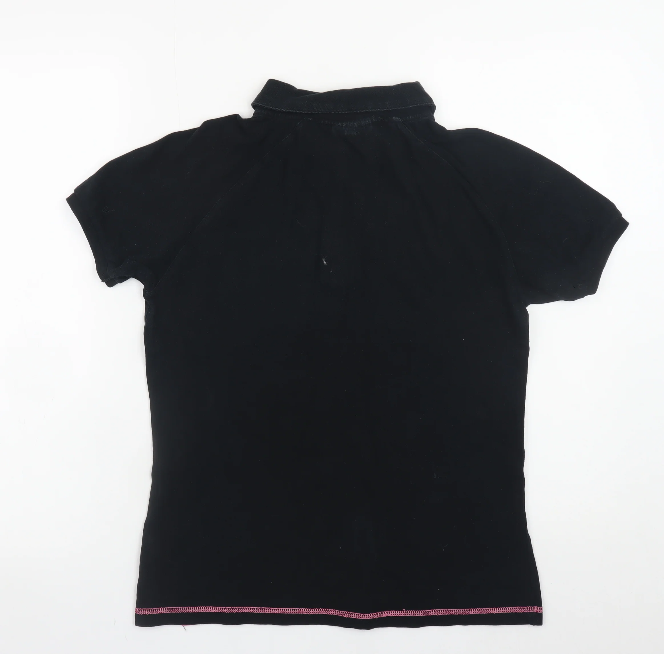Champion Men's Black Polo Shirt L Regular Fit Cotton - Image 3