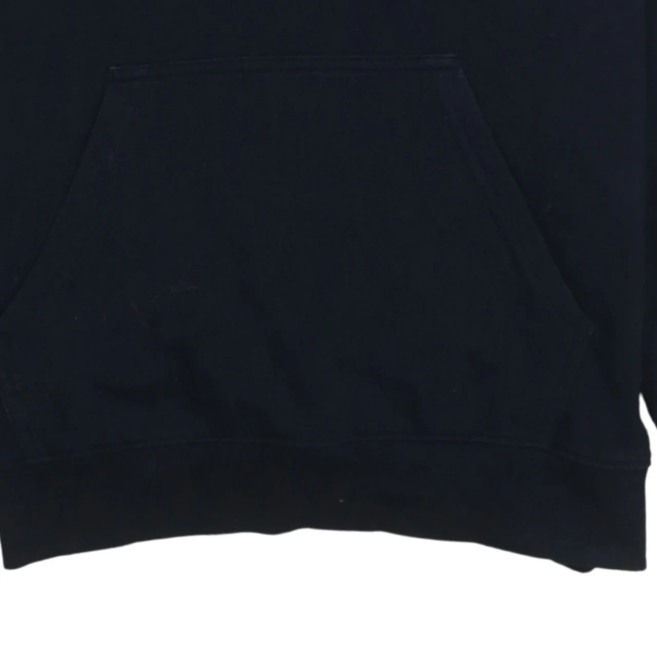 Champion Men's Black Pullover Hoodie Large Logo Fleece Sweatshirt - Image 6
