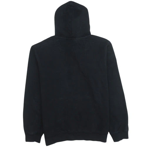 Champion Men's Black Pullover Hoodie Medium Logo Fleece - Image 3