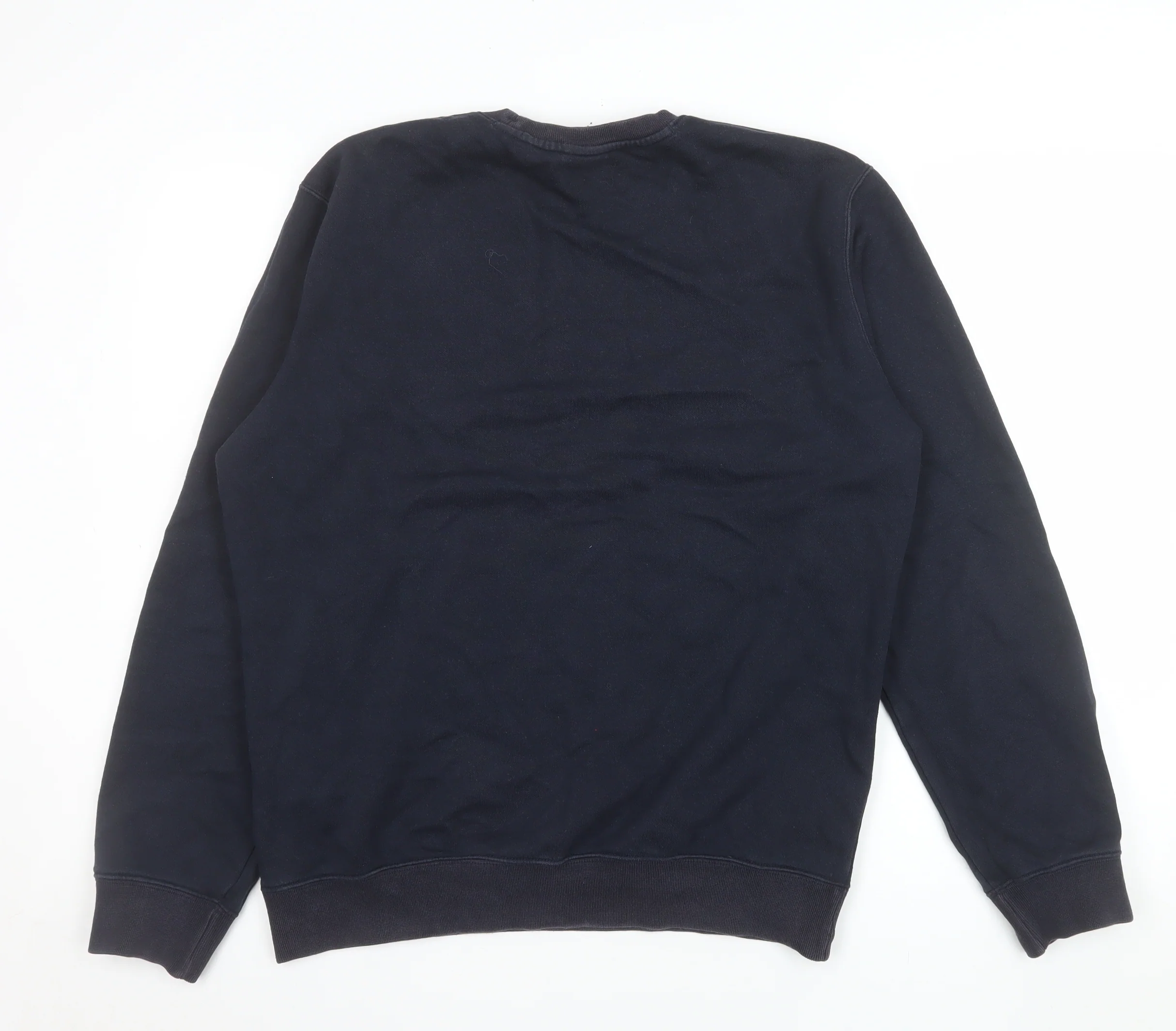 Champion Men's Black Pullover Sweatshirt Medium Crew Neck Fleece - Image 3