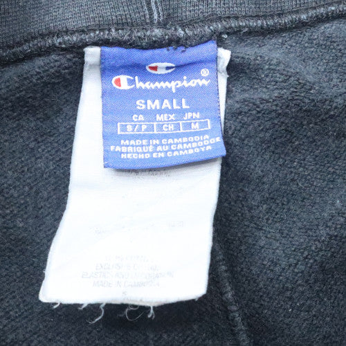 Champion Men's Black Small Logo Sweatpants Joggers Tapered Fit - Image 5