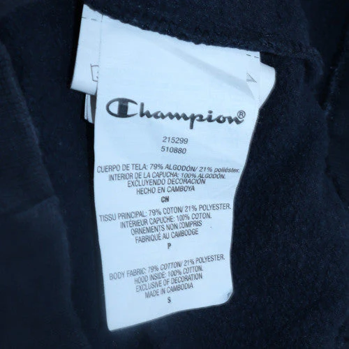 Champion Men's Black Small Pullover Hoodie Logo Sportswear - Image 5