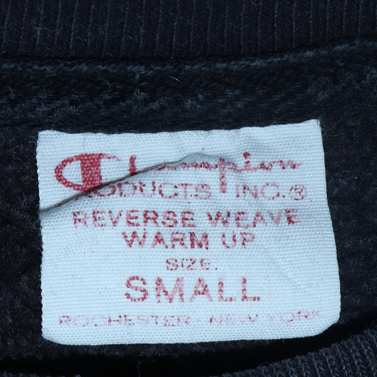 Champion Men's Black Small Pullover Reverse Weave Sweatshirt - Image 5
