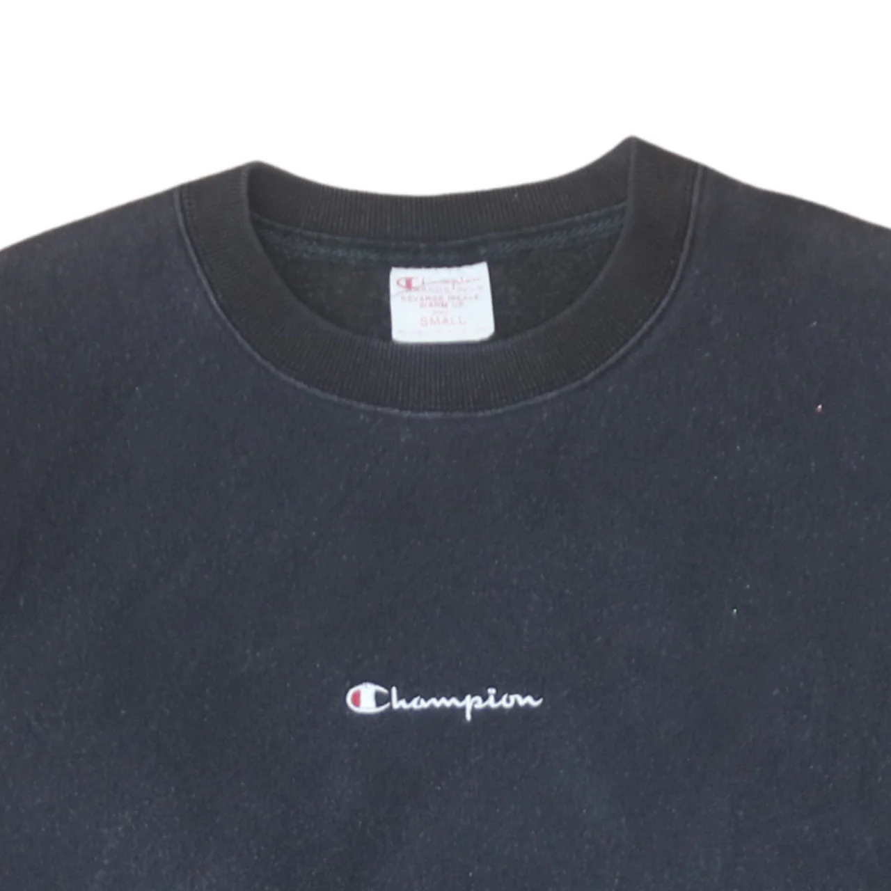 Champion Men's Black Small Pullover Reverse Weave Sweatshirt - Image 8