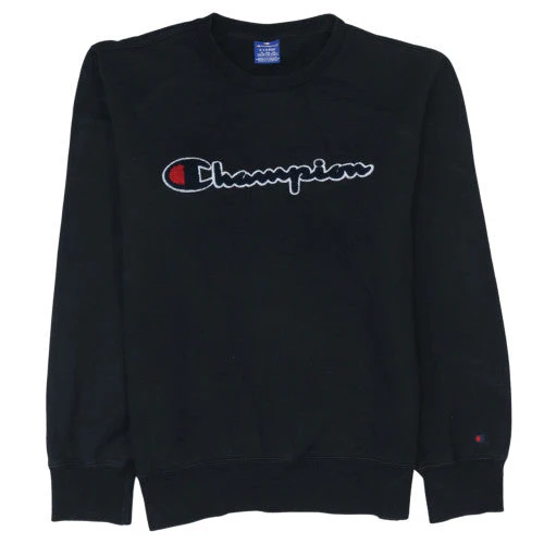 Champion Men's Black XL Crew Neck Pullover Sweatshirt