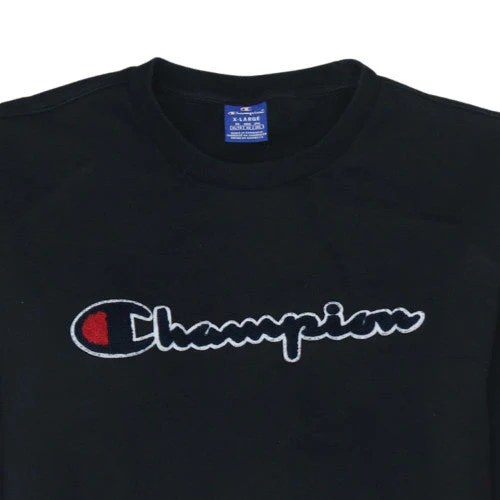 Champion Men's Black XL Crew Neck Pullover Sweatshirt - Image 7