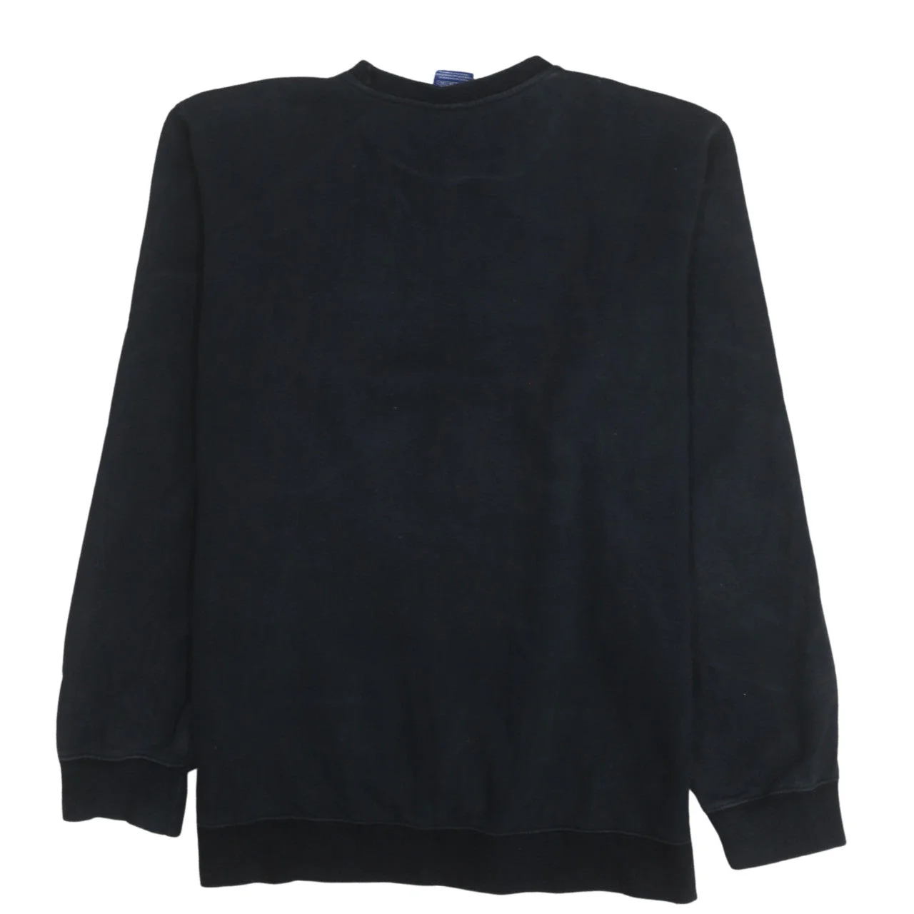Champion Men's Black XL Pullover Sweatshirt Crew Neck Logo Cotton - Image 4