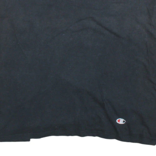 Champion Men's Black XL Short Sleeve Cotton Crew Neck T-Shirt - Image 7