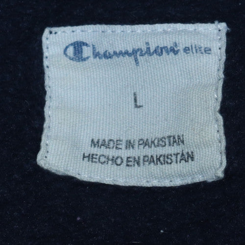 Champion Men's Blue Crew Neck Pullover Sweatshirt L Regular - Image 5