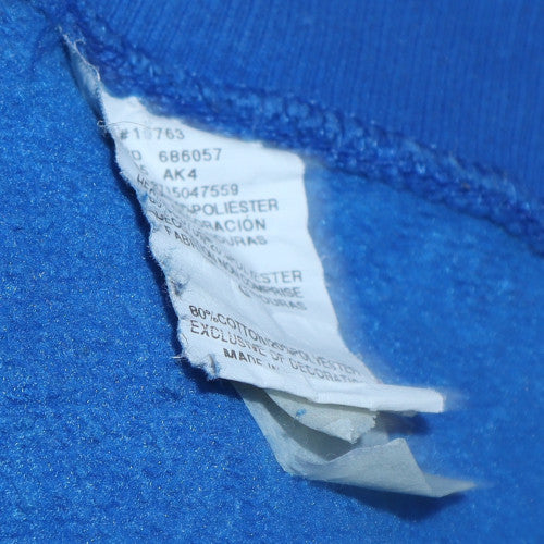 Champion Men's Blue Crew Neck Pullover Sweatshirt Size L - Image 6