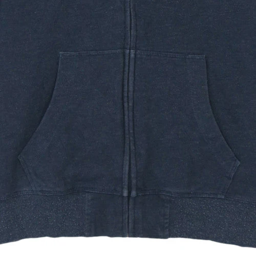 Champion Men's Blue Full Zip Hoodie Size L Heritage Fit Fleece - Image 7