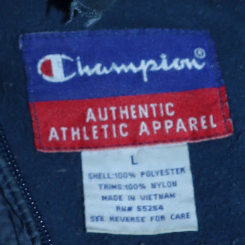Champion Men's Blue L Fleece Lined Full Zip Basic Jacket - Image 5