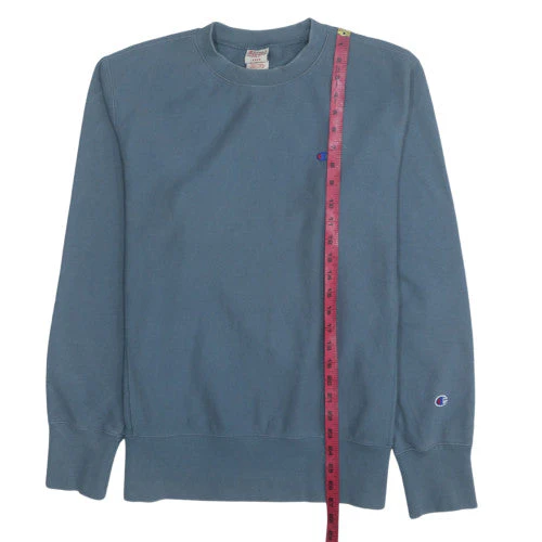 Champion Men's Blue Large Crew Neck Pullover Sweatshirt - Image 2