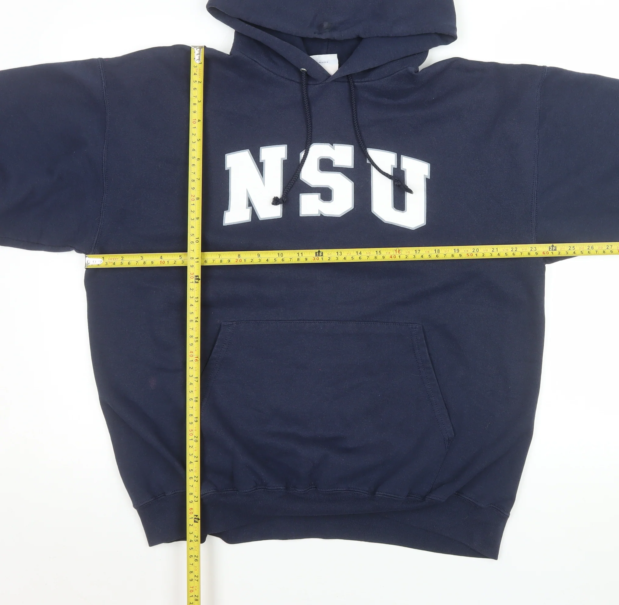 Champion Men's Blue NSU Pullover Hoodie Size L College Fleece - Image 2