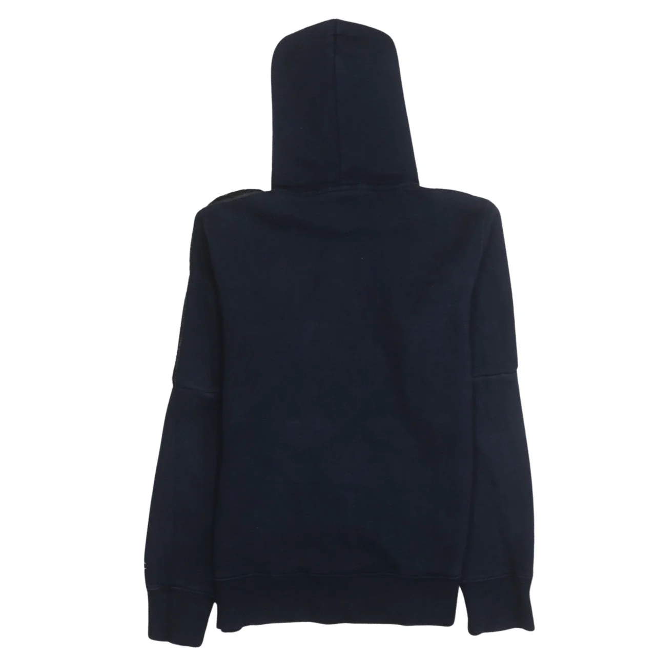 Champion Men's Blue Pullover Hoodie Medium Logo Fleece Sweatshirt - Image 4