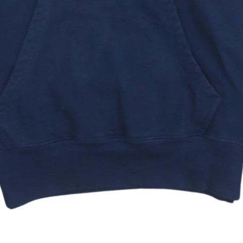 Champion Men's Blue Pullover Hoodie Size L Fleece Logo Sweatshirt - Image 8