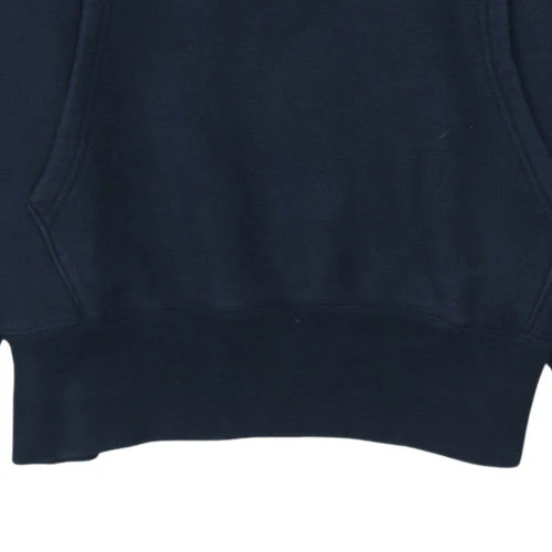 Champion Men's Blue Pullover Hoodie Small Logo Fleece Sweatshirt - Image 8