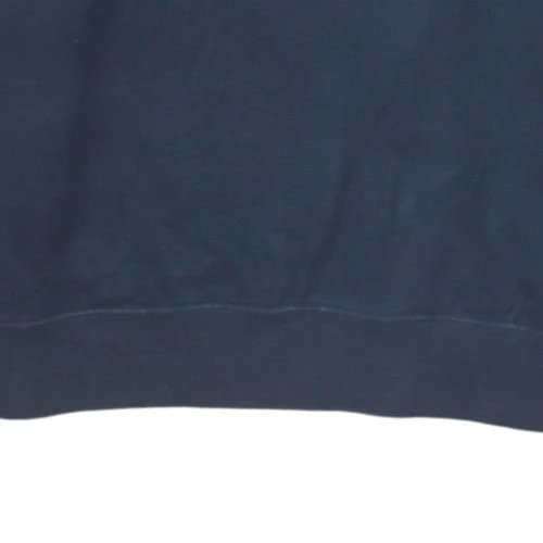Champion Men's Blue Small Pullover Crew Neck Logo Sweatshirt - Image 7