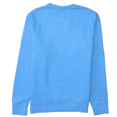 Champion Mens Blue Small Pullover Sweatshirt Crew Neck Fleece Logo - Image 4