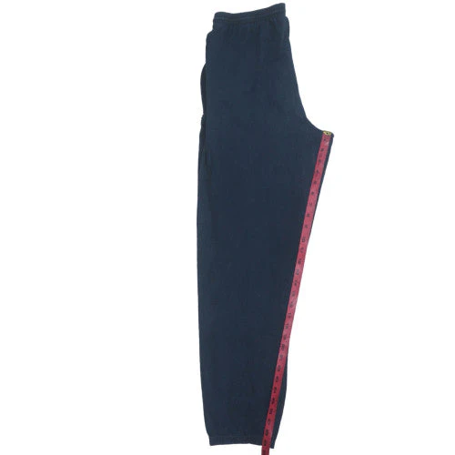 Champion Men's Blue Small Sweatpants Regular Fit Elastic Waist - Image 2