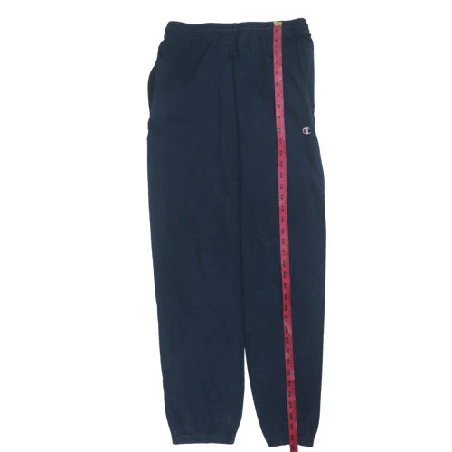 Champion Men's Blue Small Sweatpants Regular Fit Elastic Waist - Image 3