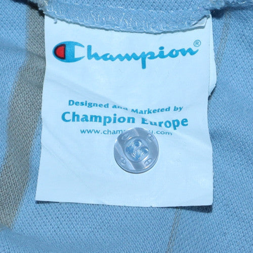 Champion Men's Blue Striped Polo Shirt Size XL Cotton Casual - Image 5