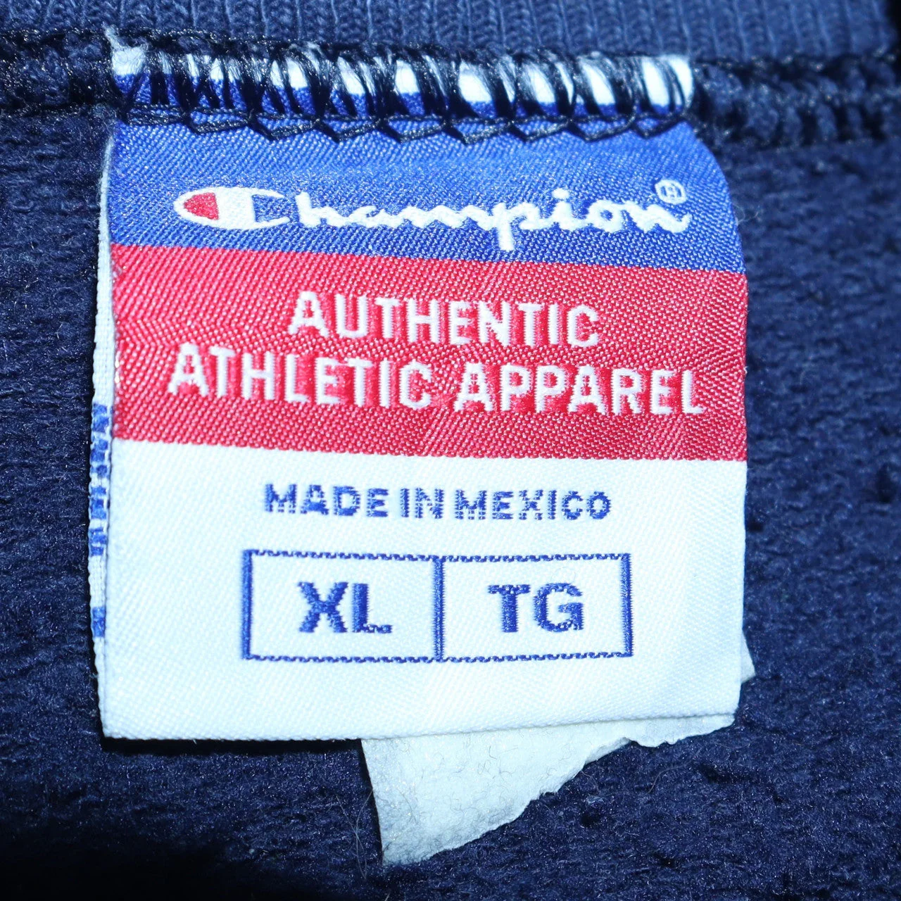 Champion Men's Blue XL Crew Neck Short Sleeve Cotton T-Shirt - Image 6