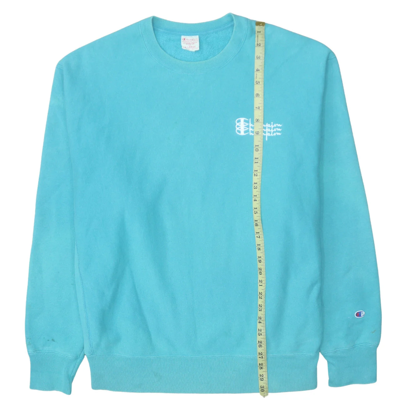 Champion Men's Blue XL Reverse Weave Pullover Sweatshirt - Image 3