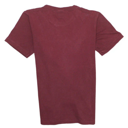 Champion Men's Burgundy Crew Neck Short Sleeve Cotton T-Shirt XL - Image 4