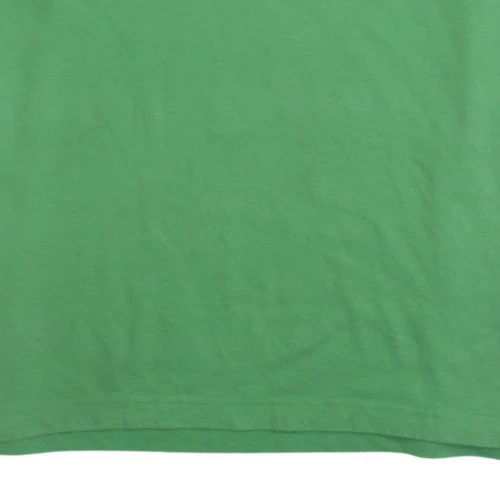 Champion Men's Green Short Sleeve Polo Shirt Medium Cotton - Image 6