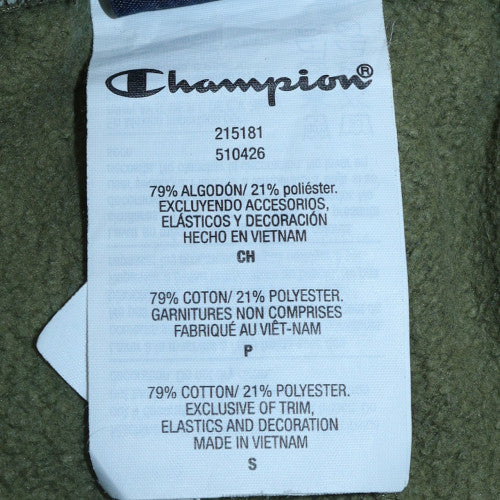 Champion Men's Green Small Fleece Jogger Sweatpants Tapered Fit - Image 5