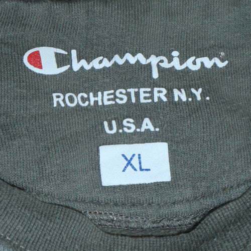 Champion Men's Green XL Crew Neck Pullover Sweatshirt - Image 5