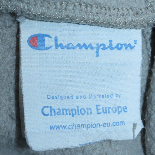 Champion Men's Grey 1/4 Zip Fleece Sweatshirt 2XL Regular Fit - Image 6